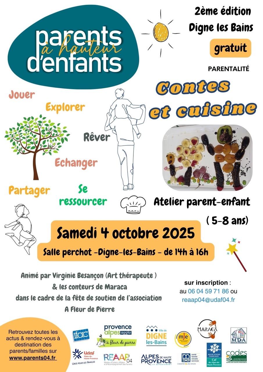 Atelier contes cuisine 4 octobre a digne les bains parents a hauteur d enfants grande