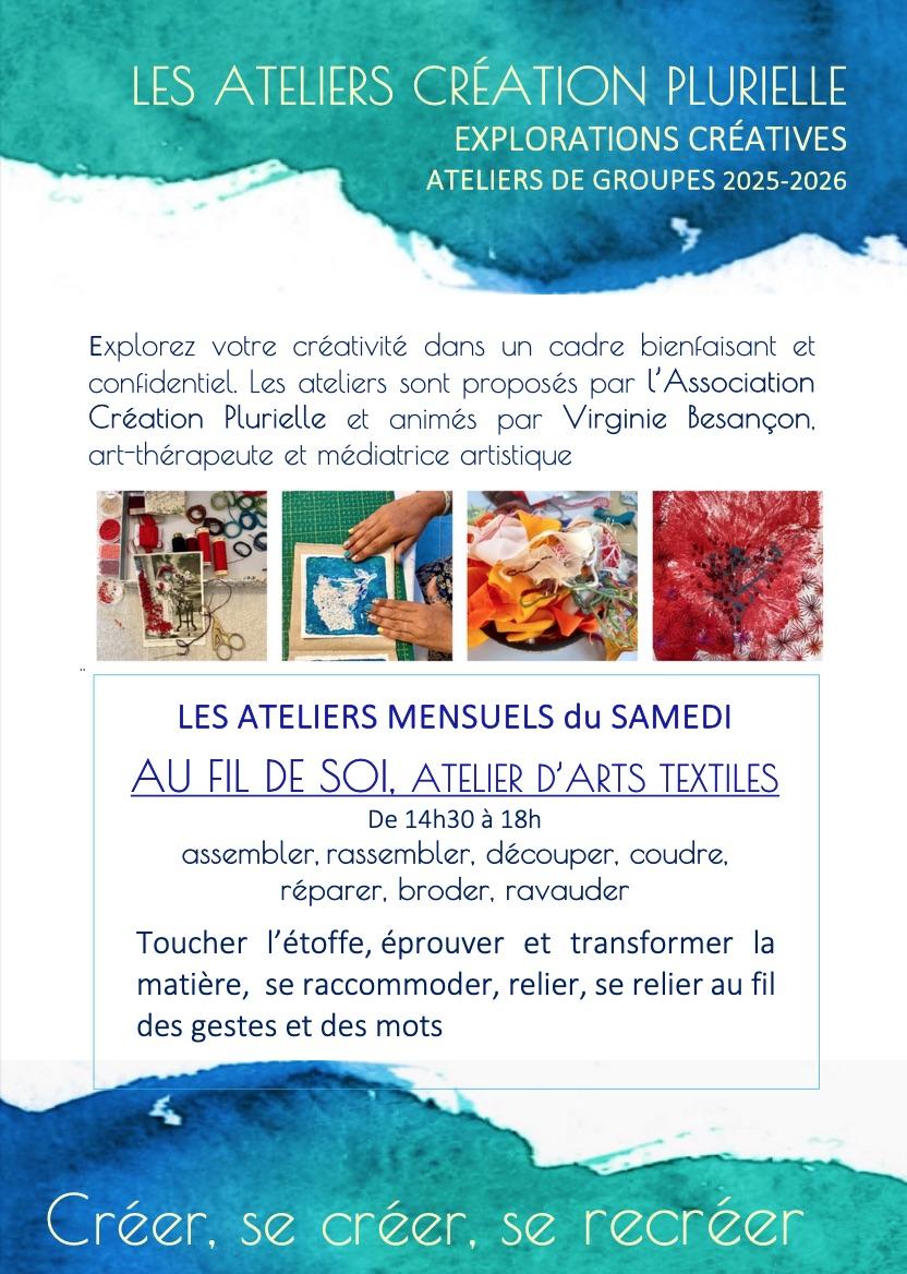 Ateliers affichette 2025 textile